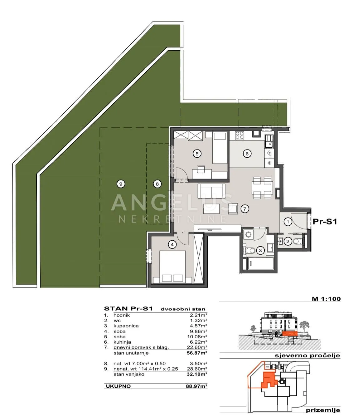split, žnjan - luksuzna novogradnja, dvosoban stan - 86.06 m2, prodaja - slika 5