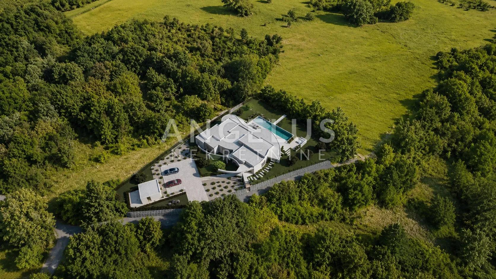 istra, žminj - luksuzna dizajnerska vila s bazenom i velikim imanjem - slika 10