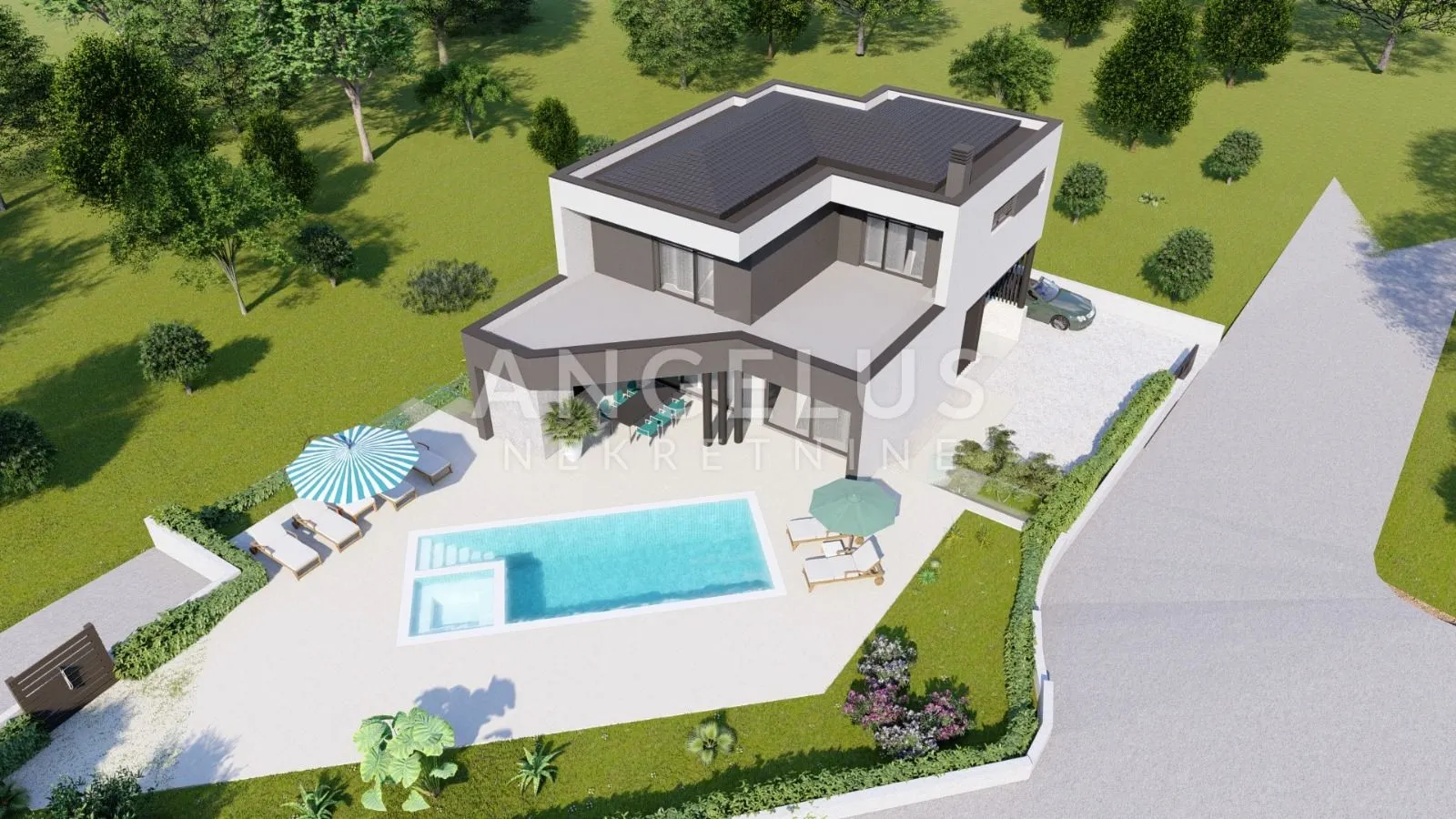 istra, barban - roh bau vila s bazenom, 174m2, prodaja! - slika 7