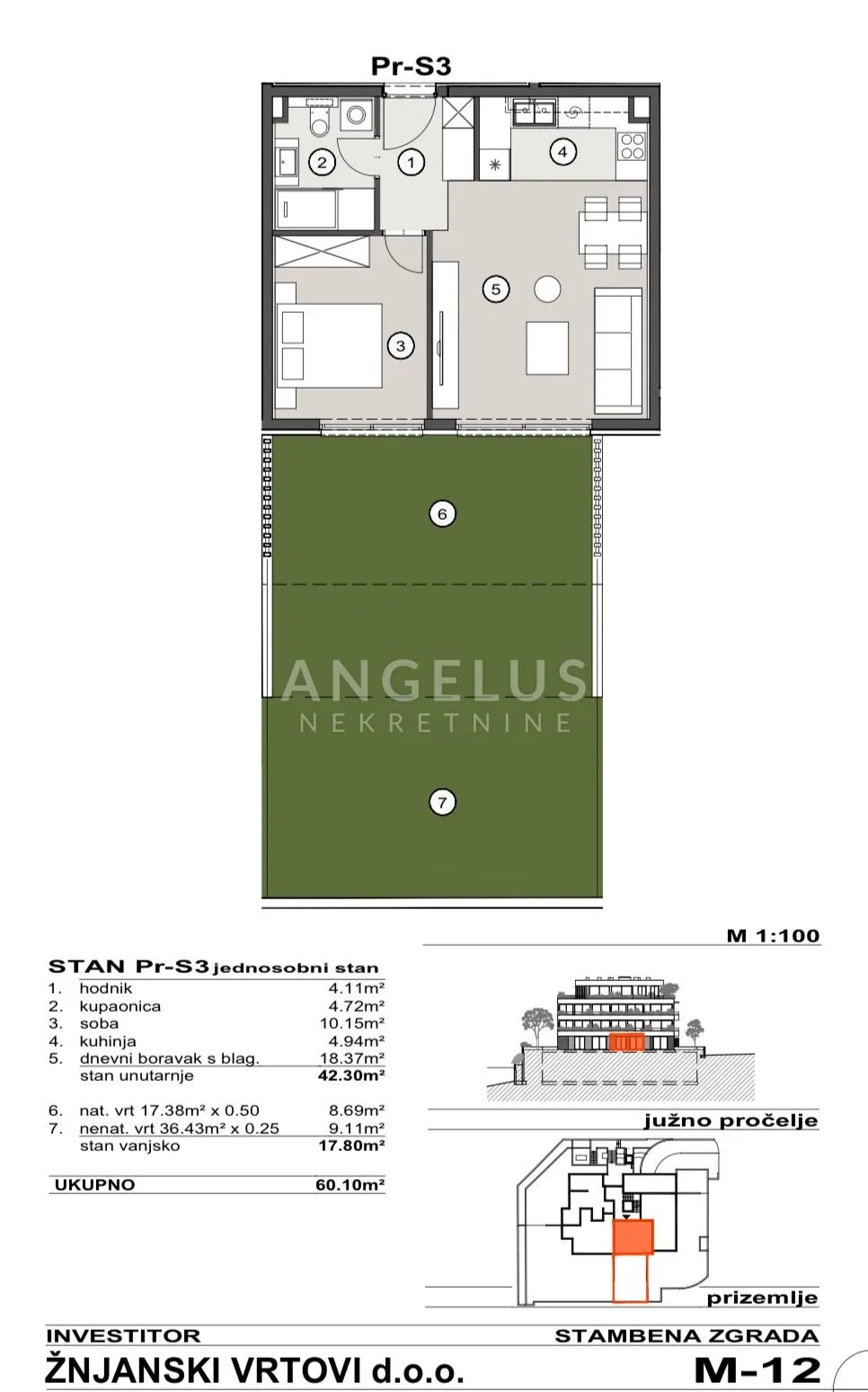 split, žnjan - luksuzna novogradnja, jednosoban stan - 60.10 m2, prodaja - slika 2