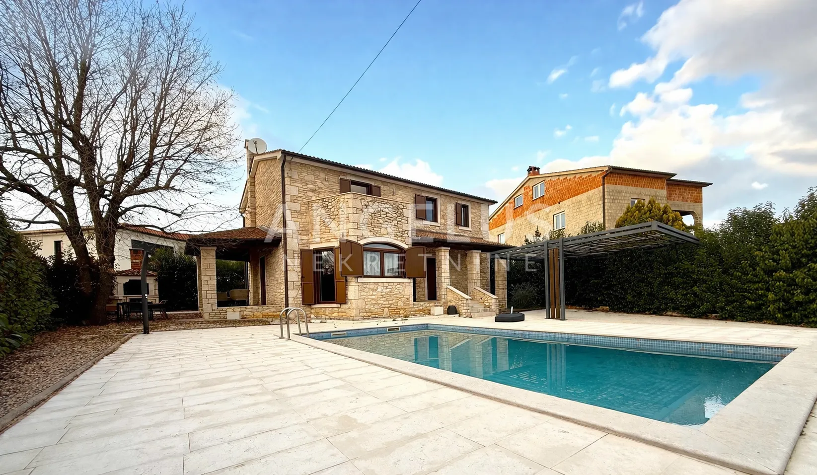 istra, sveti lovreč - kamena kuća sa bazenom 167m2, prodaja! - slika 2