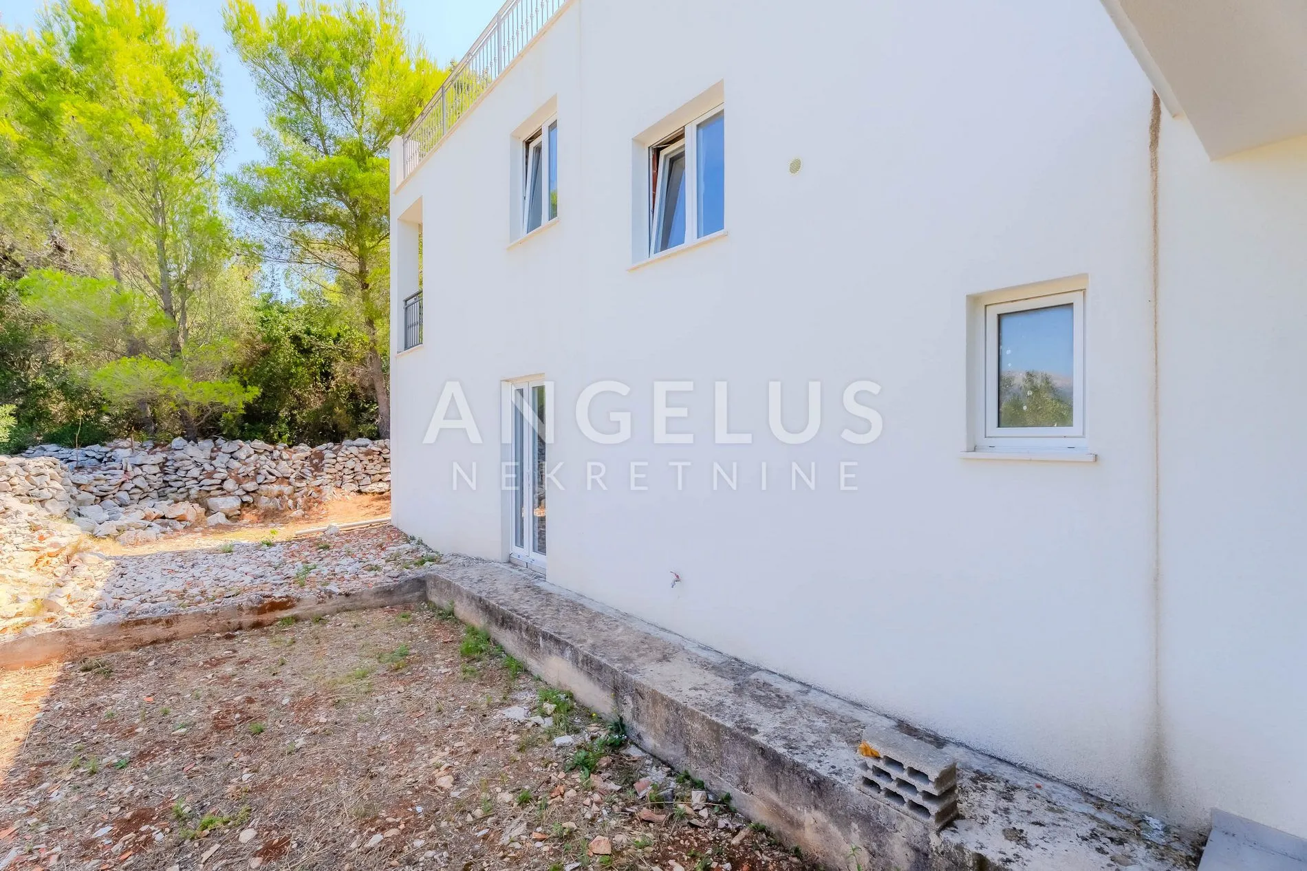 snižena cijena, lumbarda, otok korčula – dvojna kuća 360 m² u roh-bau fazi s pogledom na more – prodaja - slika 5