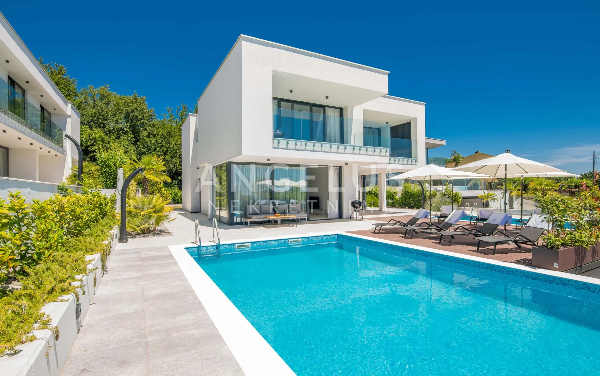 opatija, veprinac - villa s bazenom 264m2 i pogledom na more - slika 20