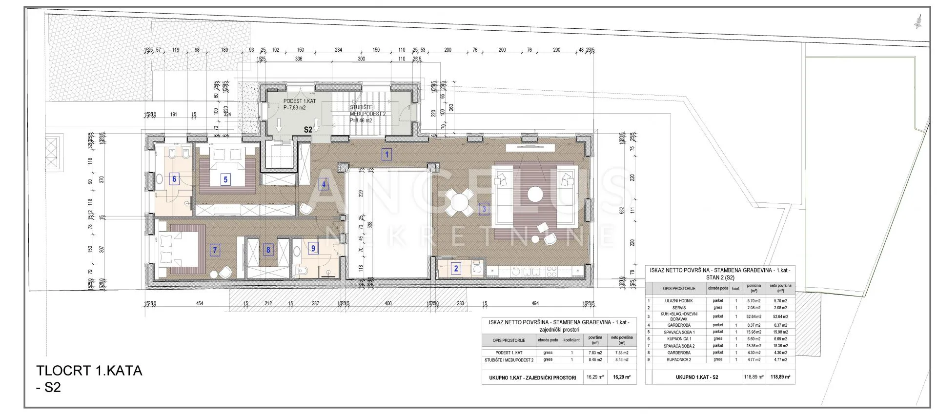 zagreb, srebrnjak - luksuzan penthouse 200m2 s garažom - slika 13