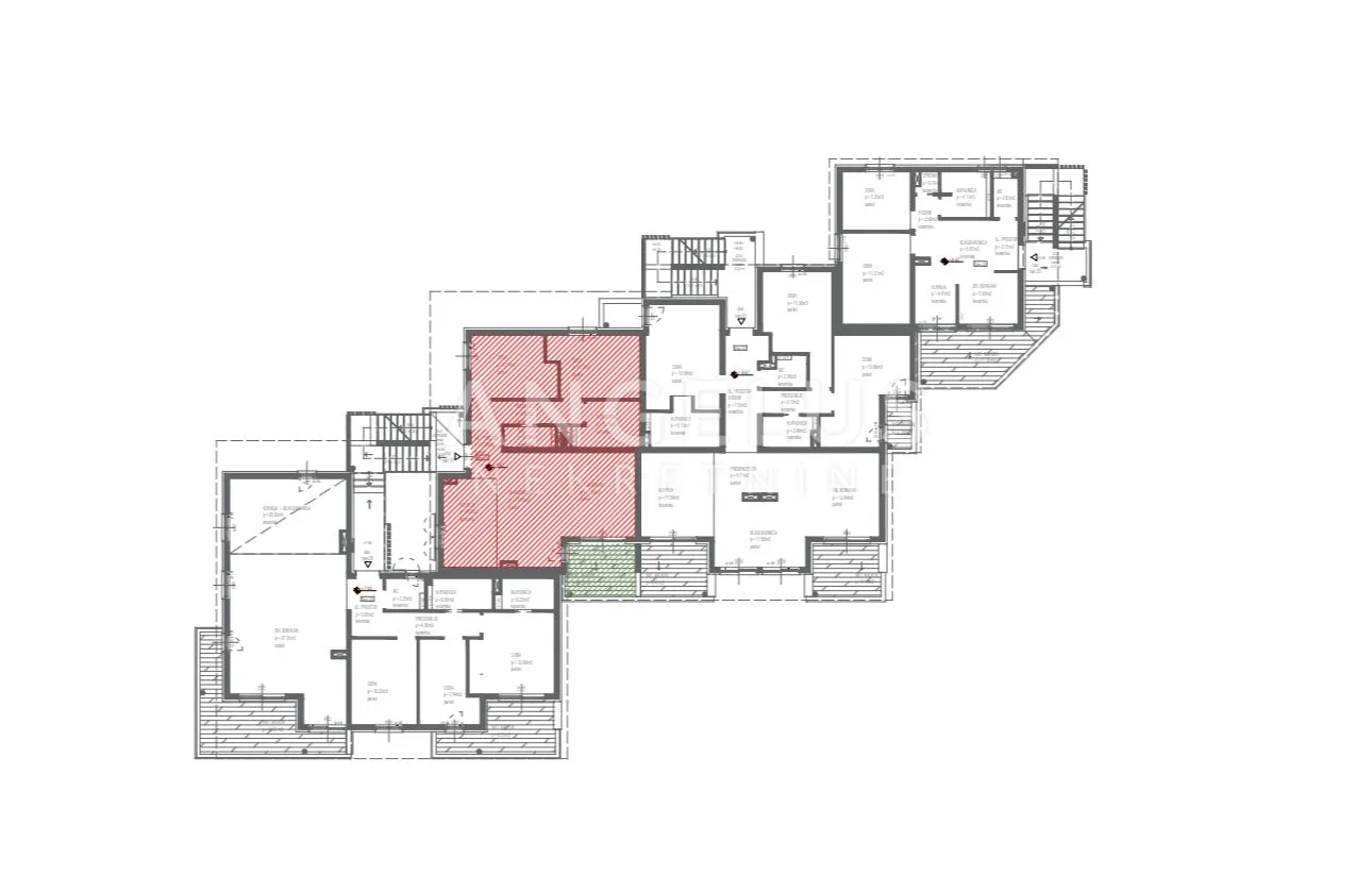 trogir, seget - stan u novogradnji sa pogledom na more, 70.17 m2 - slika 3