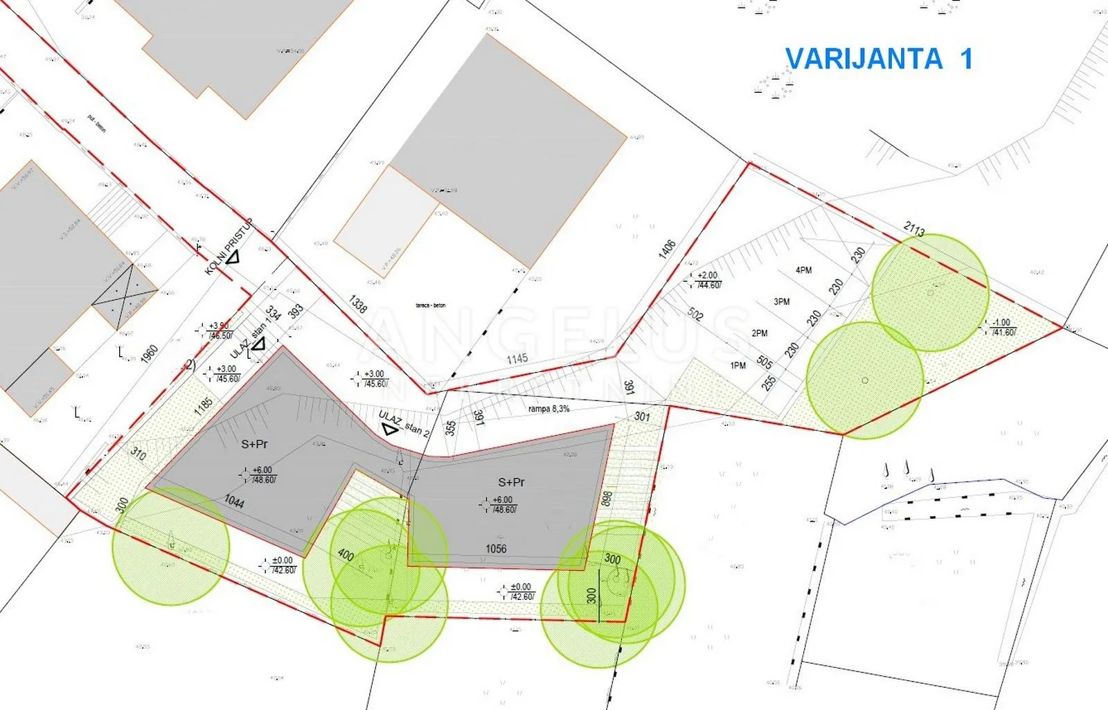 župa dubrovačka, zagruda, građevno zemljište s idejnim projektom – 790 m2 - slika 3