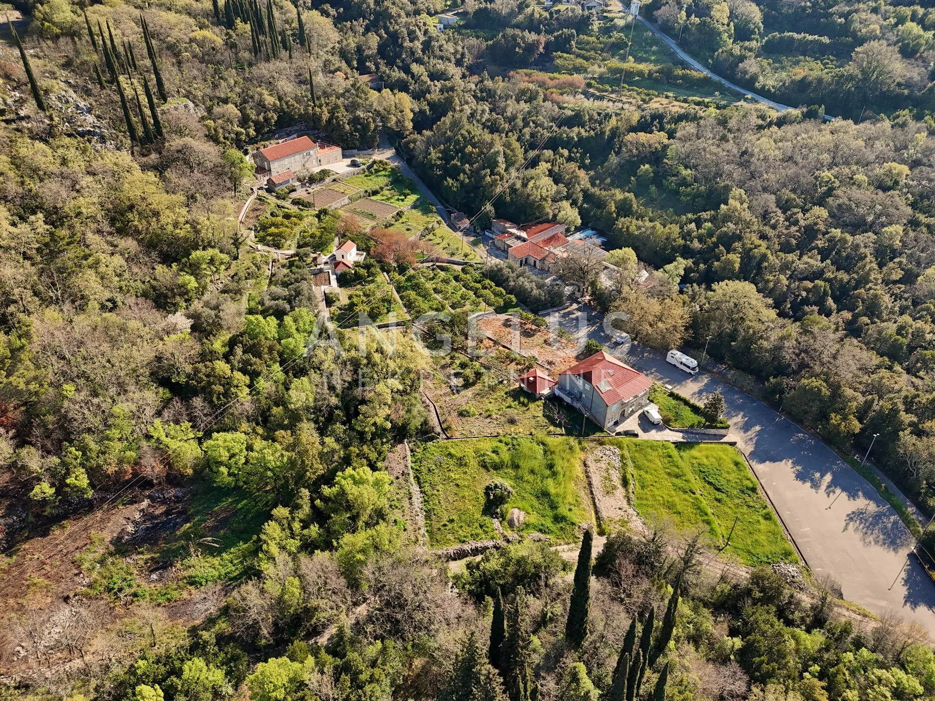 konavle, ljuta – građevinsko zemljište s građevnom dozvolom za vilu s bazenom – prodaja - slika 8