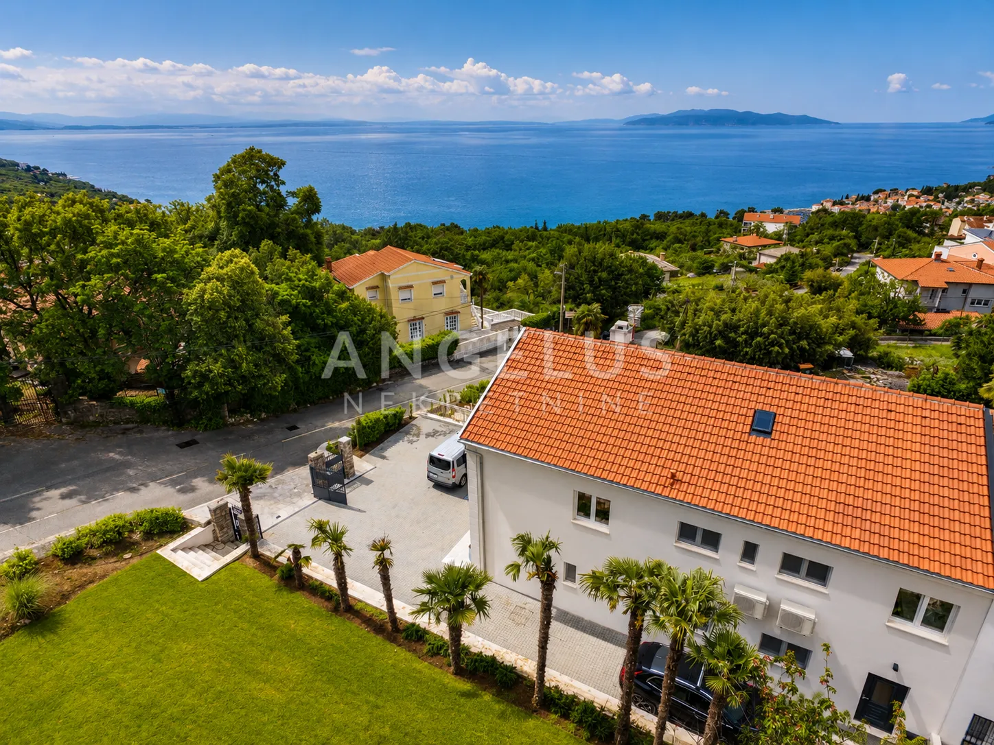 opatija, volosko - kuća s pogledom na more s bazenom, 230m2, dugoročni najam! - slika 2
