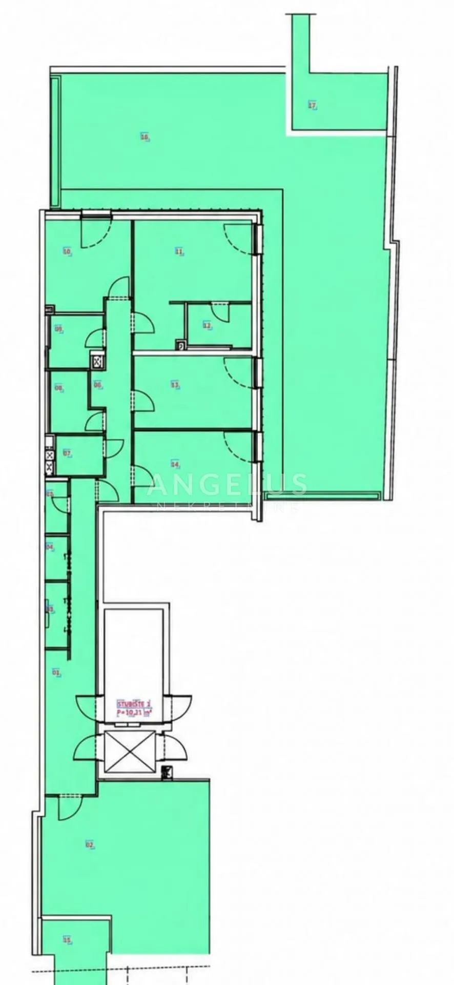zagreb - ribnjak luksuzan stan 143 m2 + vrt + garaža 31m2 - slika 20