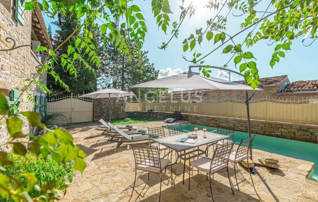 istra, okolica grožnjana - kamena kuća, 180m2, dugoročno! - slika 4