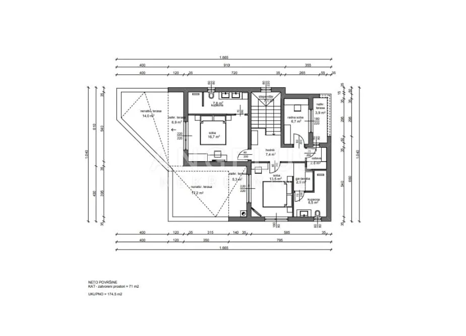 istra, barban - roh bau vila s bazenom, 174m2, prodaja! - slika 9