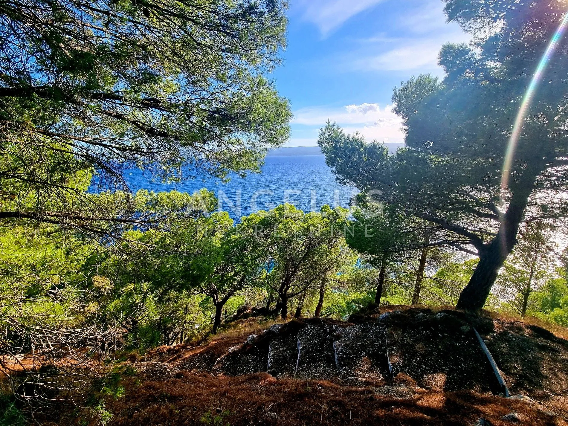 omiška rivijera - građ.zemljište prvi red do mora, pristup plaži - slika 25