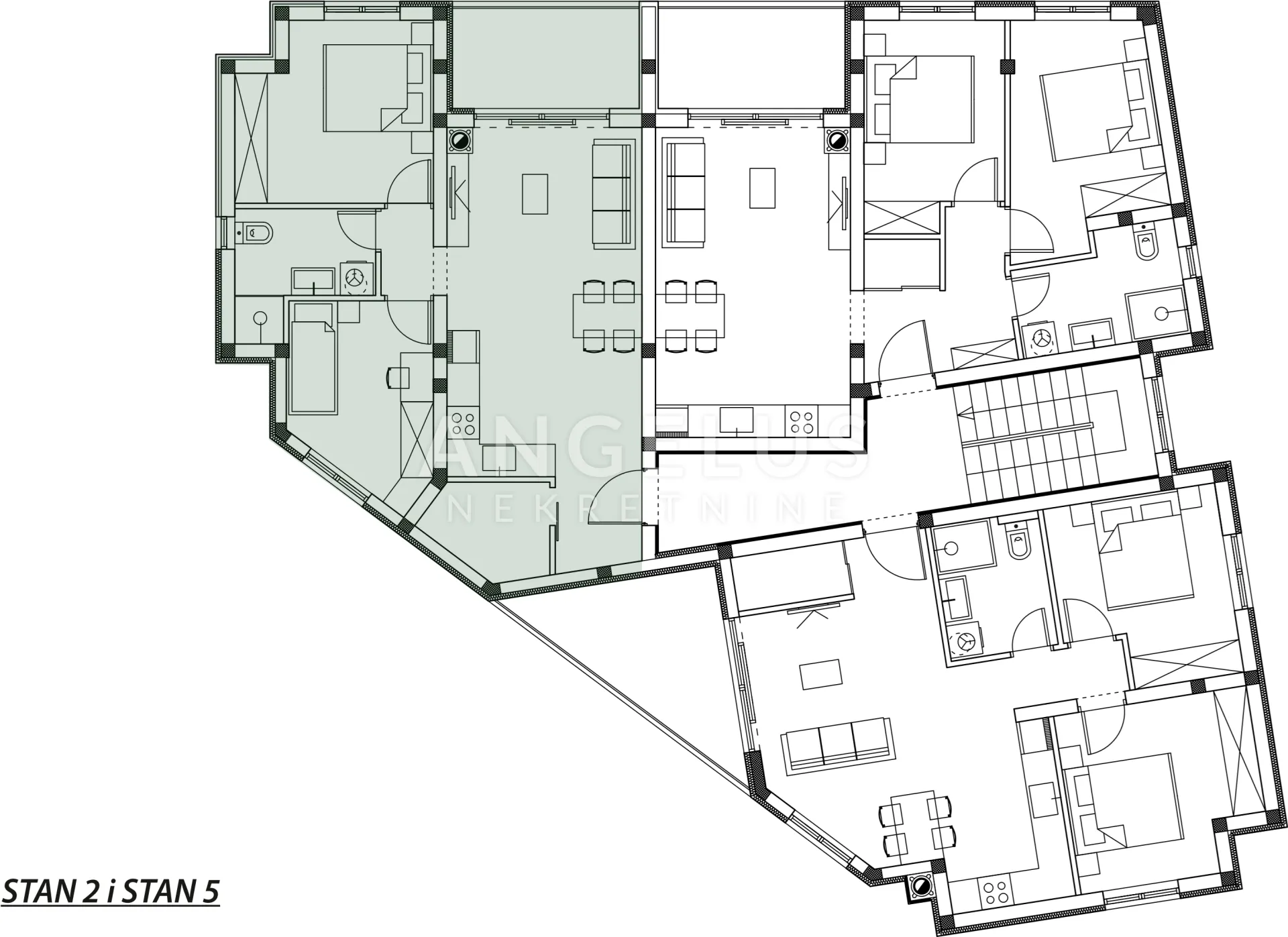 istra, peroj - 74m² stan s dvije sobe, terasom i garažom - slika 14