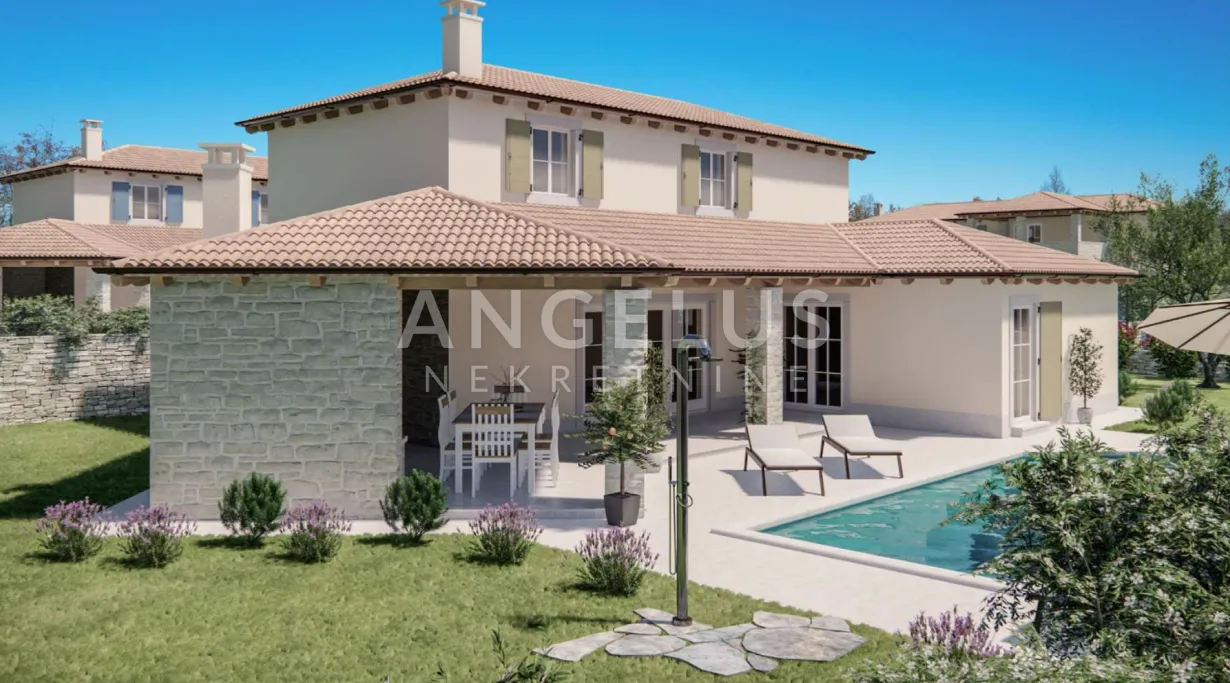 istra, okolica svetvinčenta - mediteranska vila s bazenom 167 m2 - slika 2