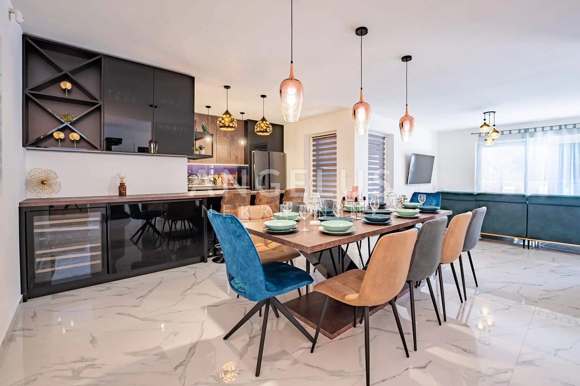 krk, dobrinj - vila s bazenom 185m2 - slika 9