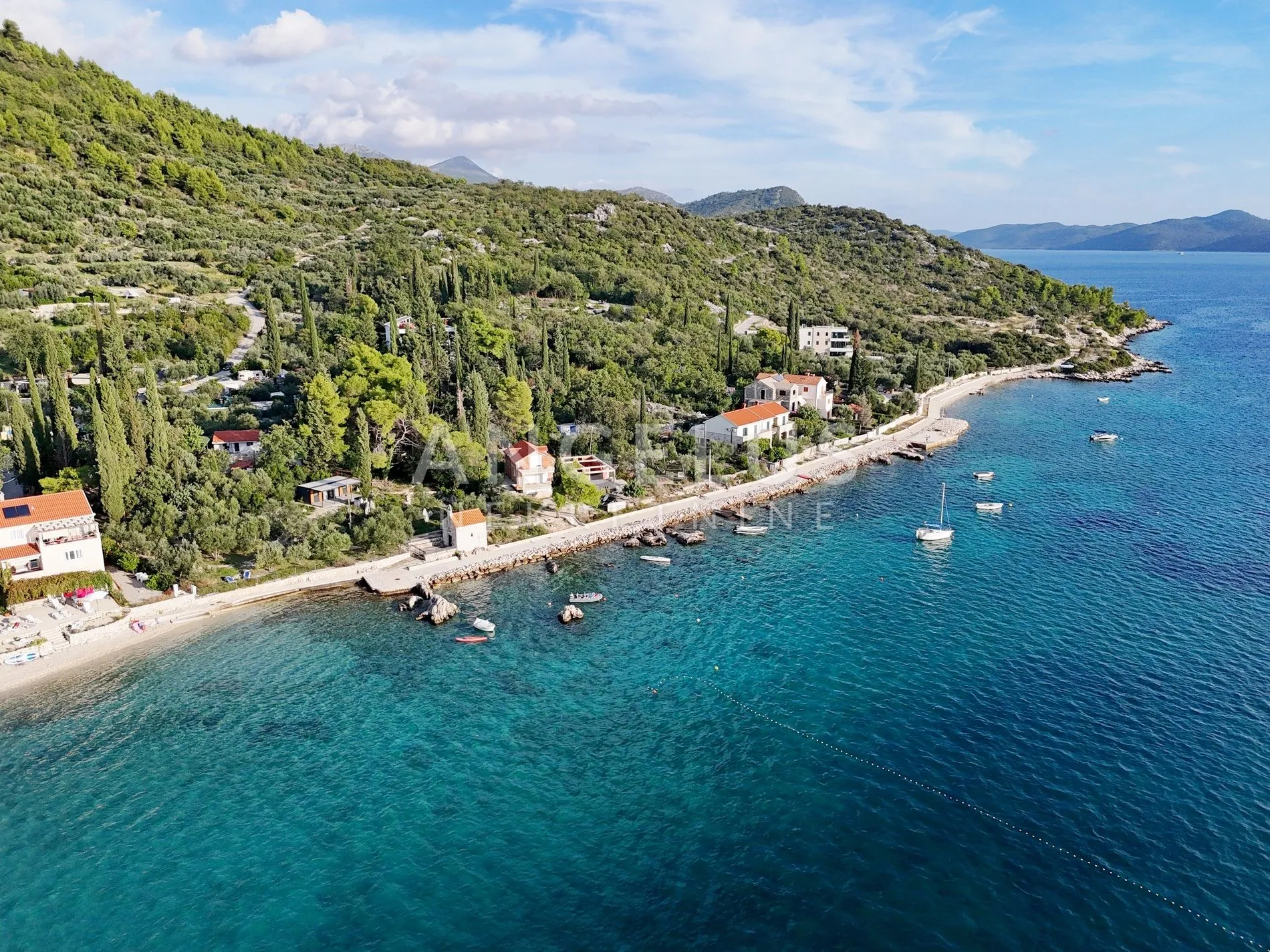 dubrovačko primorje, slano – građevna parcela prvi red do mora, 770 m2 - slika 5
