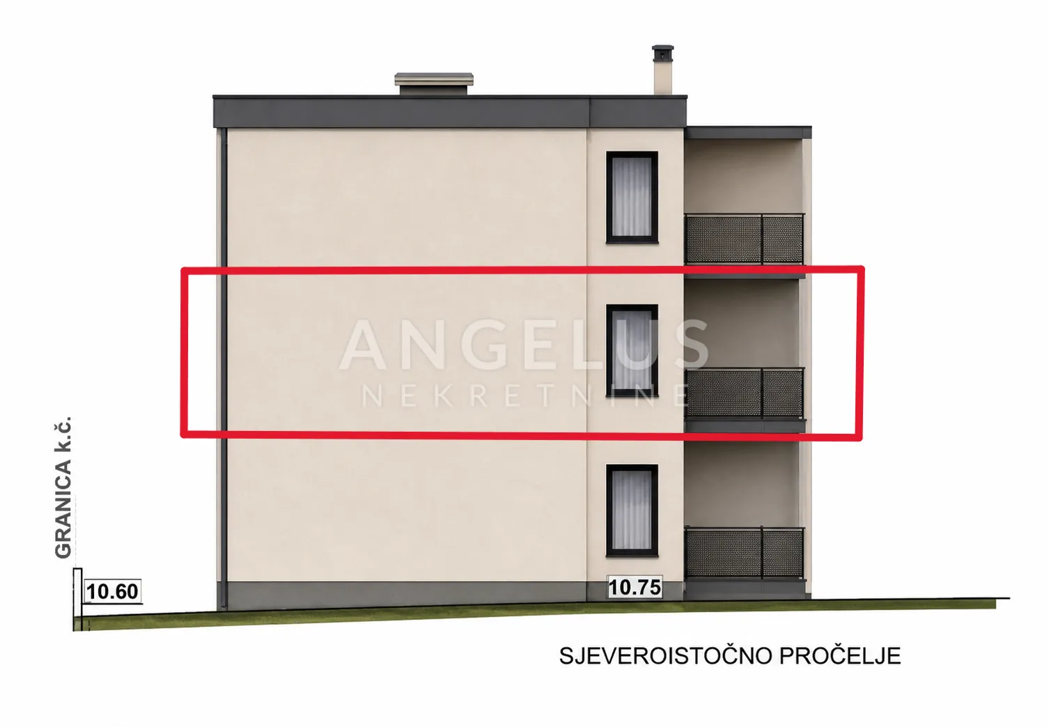 istra, pula - dvosoban stan u izgradnji, 73m² - slika 2