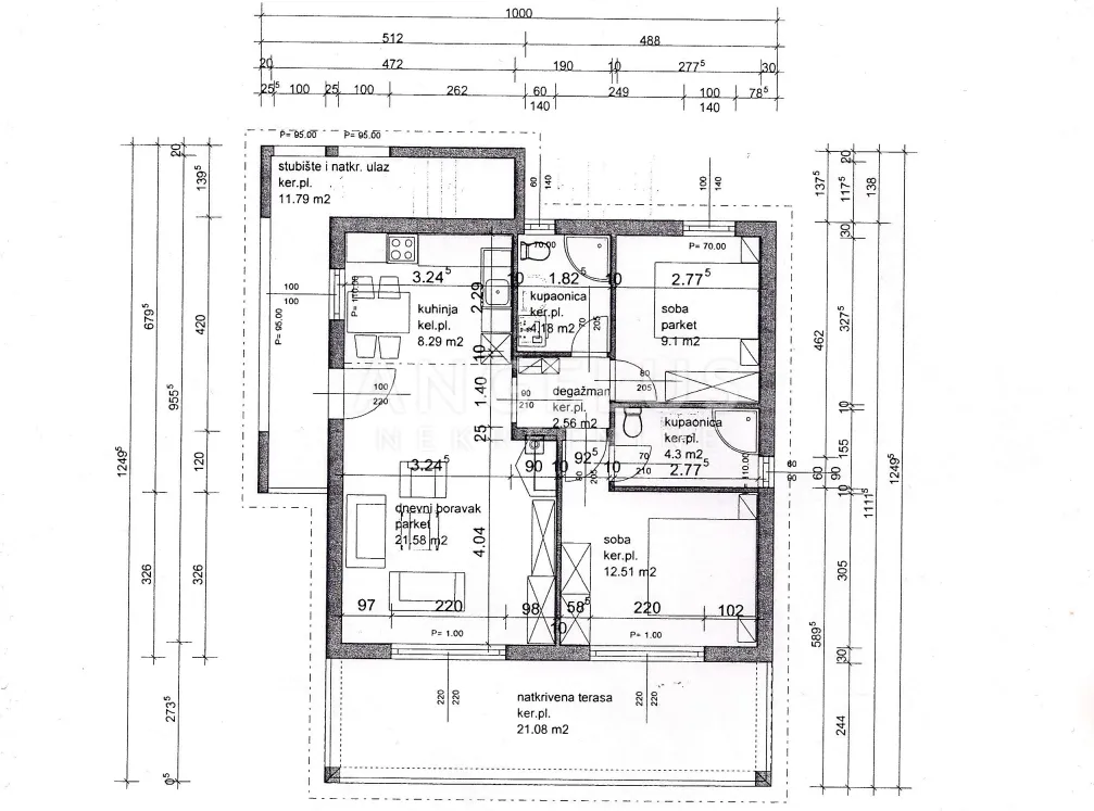 kvarner, crikvenica - moderna kuća s bazenom 238m2 - slika 31