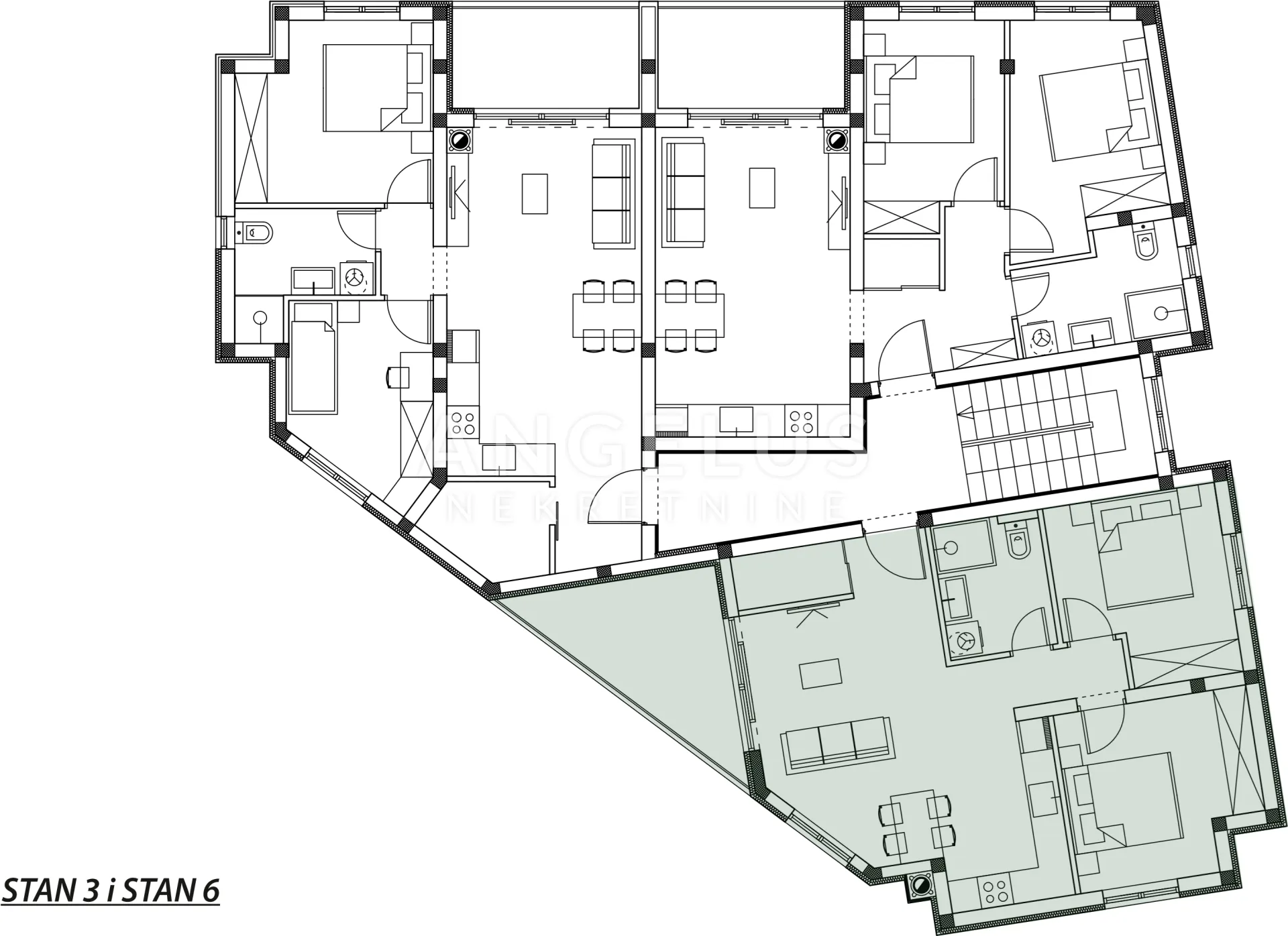 istra, peroj - 73m² stan s dvije sobe, terasom i garažom - slika 8