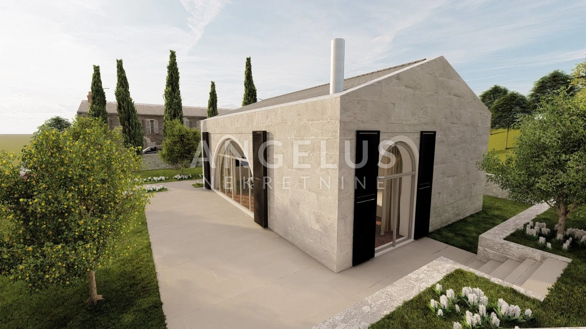 šolta, grohote - zem. sa građ. dozvolom, 670 m2, prodaja - slika 2