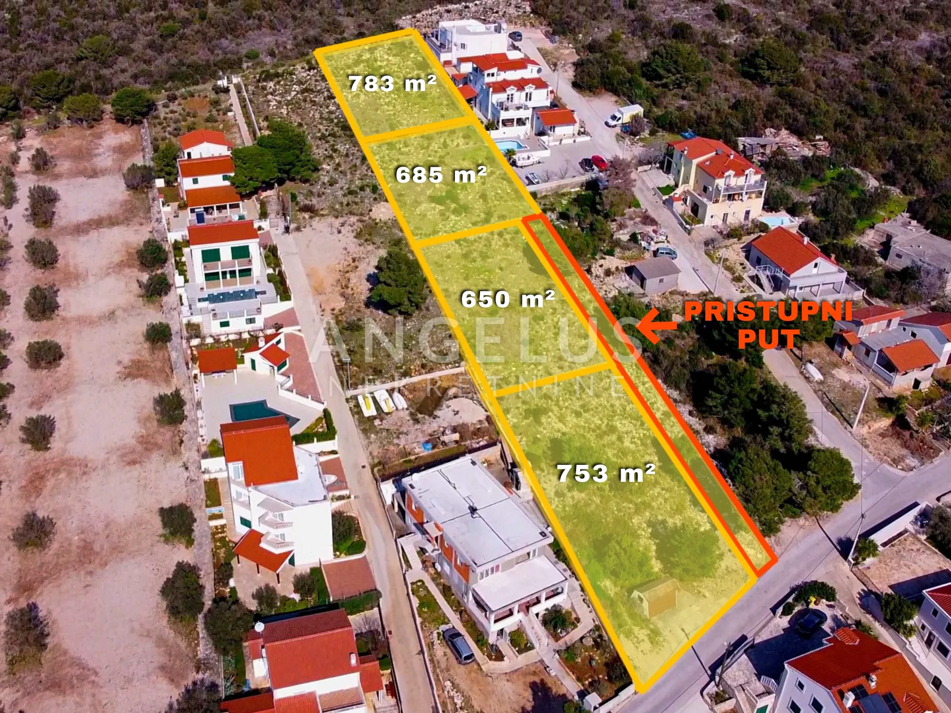 šolta, maslinica - građ.zemljište blizu mora, 650 m2, prodaja - slika 3