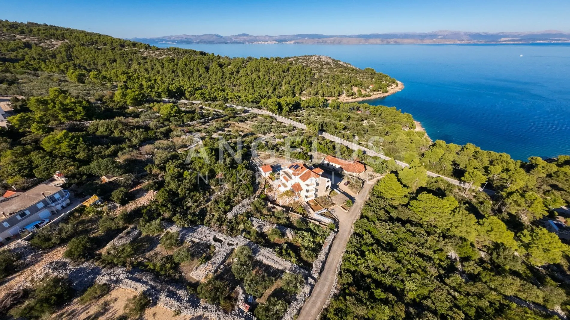 šolta, rogač - građ.zemljište u mirnom dijelu 856 m2, prodaja - slika 9