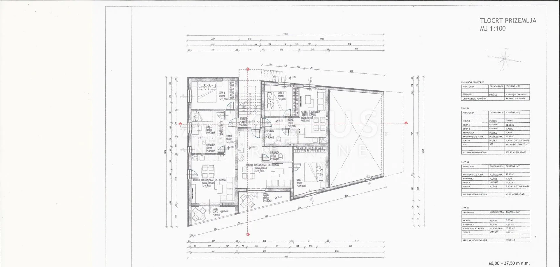 kaštel novi - dvosoban stan s1, novogradnja prodaja - slika 6