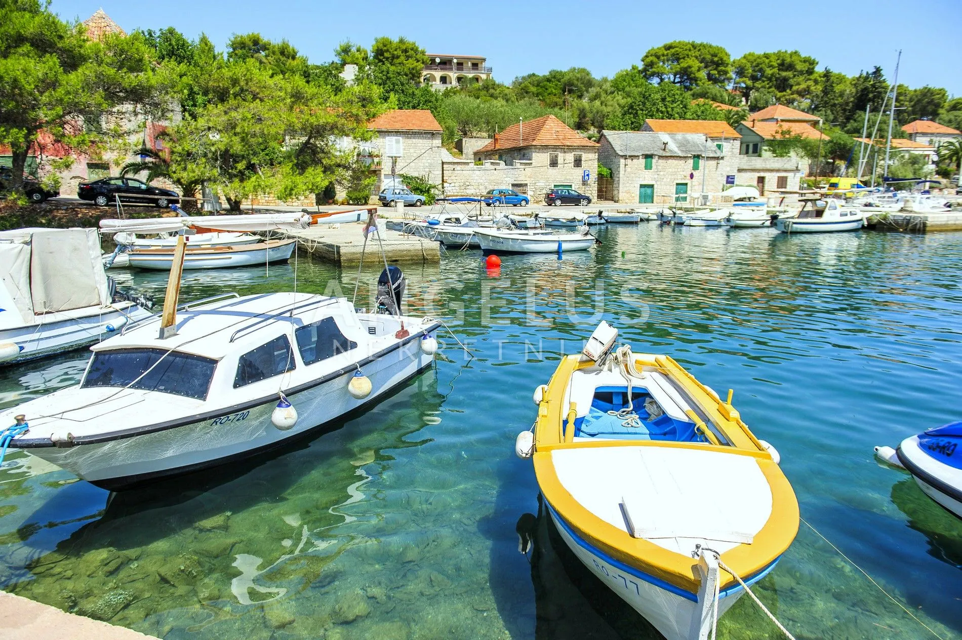 šolta, grohote - kamena kuća i zemljište sa dozvolom, prodaja - slika 13