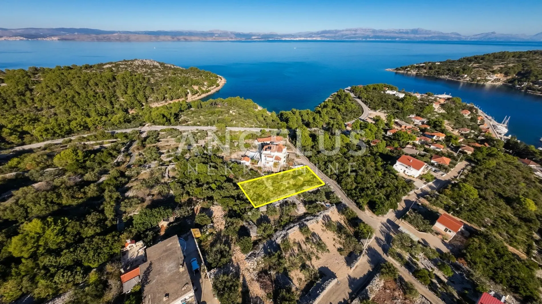 šolta, rogač - građ.zemljište u mirnom dijelu 856 m2, prodaja - slika 3