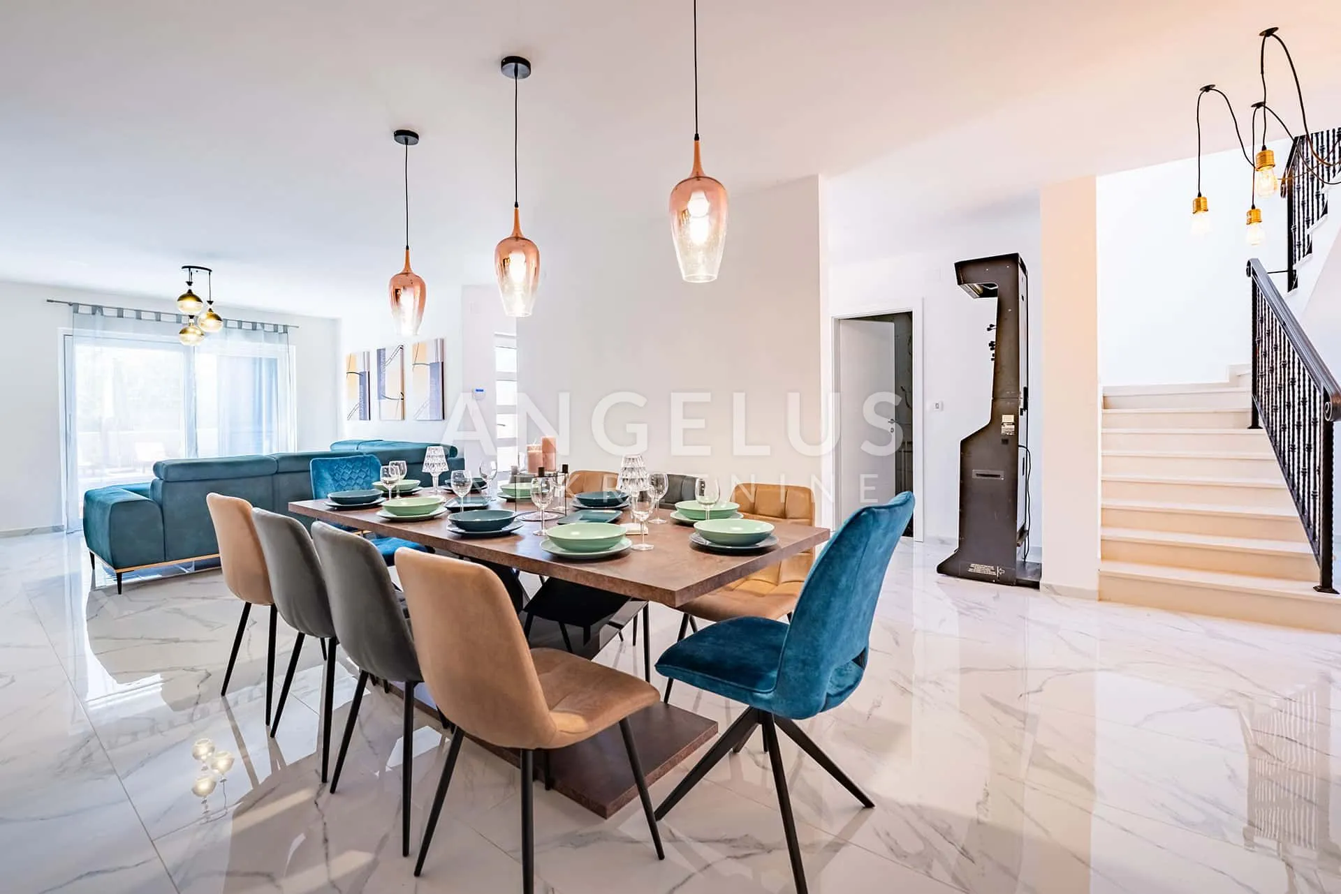 krk, dobrinj - vila s bazenom 185m2 - slika 10