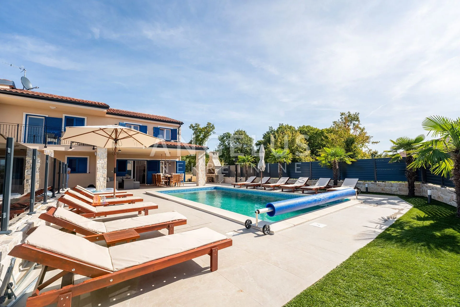 krk, dobrinj - luksuzna vila s bazenom 300m2 - slika 3
