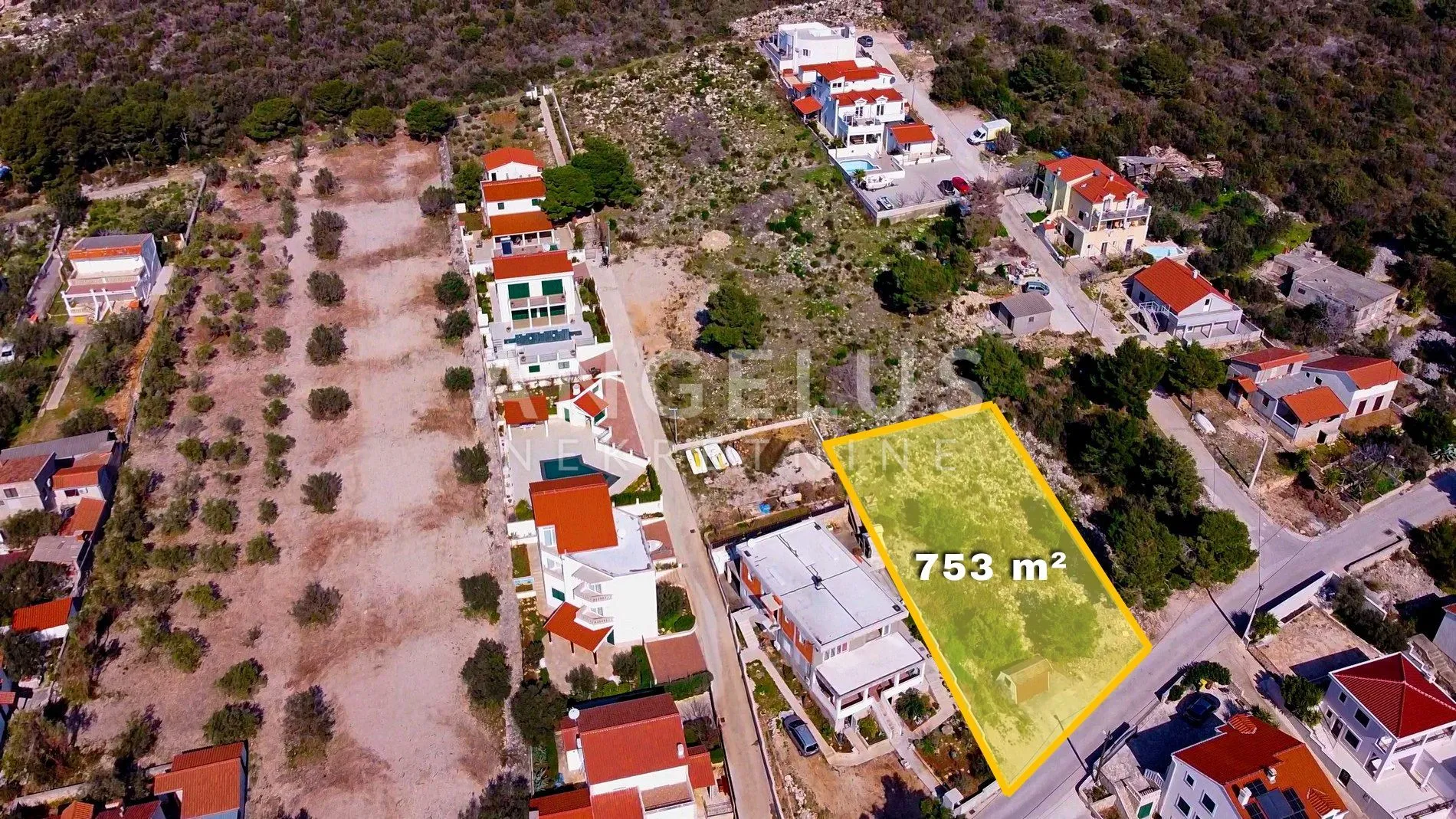 šolta, maslinica - građ.zemljište blizu mora, 650 m2, prodaja - slika 6