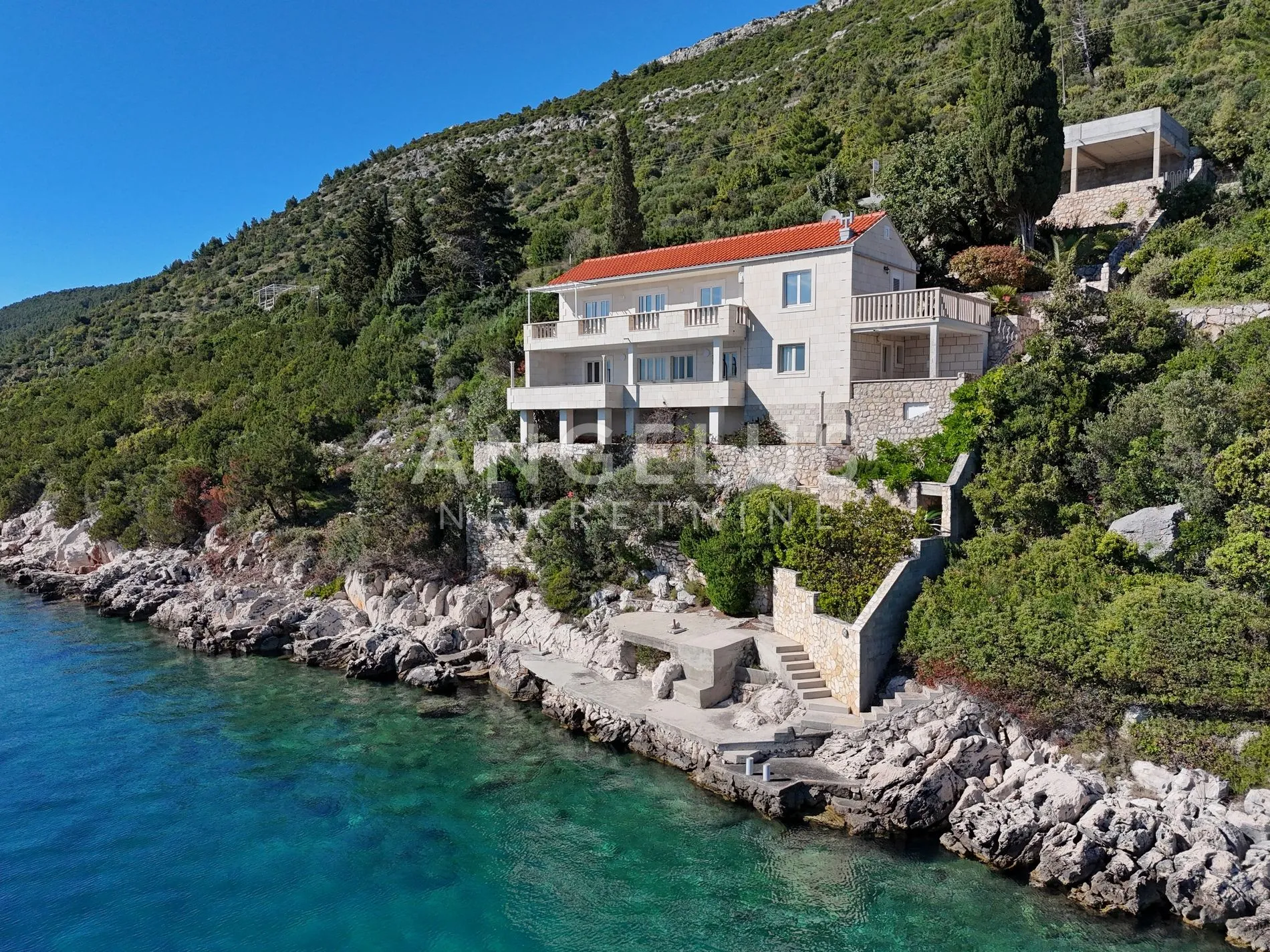 dubrovačko primorje, dvije kuće na samoj obali mora – posebna lokacija – 214 m2 - slika 3