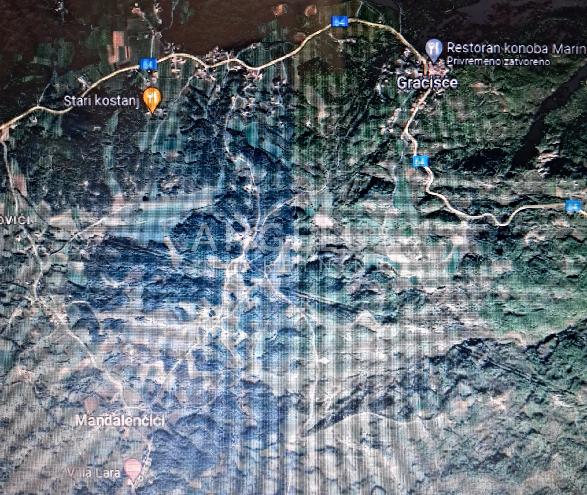 Istra, Pazin – Gračišće, poljoprivredno zemljište 12.206 m2 - Mandalenčići, Gračišće