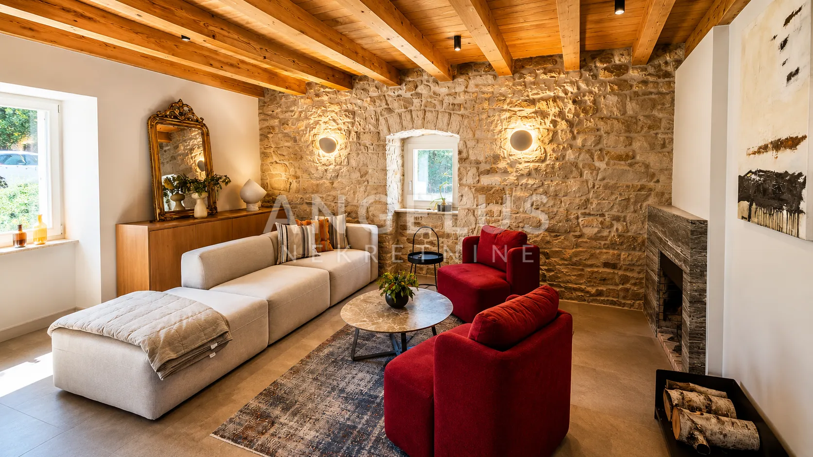 istra, labin - imanje s kamenom vilom, bazenom, spa i panoramskim pogledom - slika 6