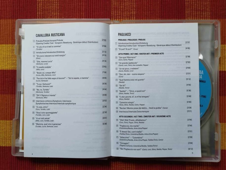 mascagni cavalleria rusticana pretre leoncavallo pagliacci pretre - slika 5