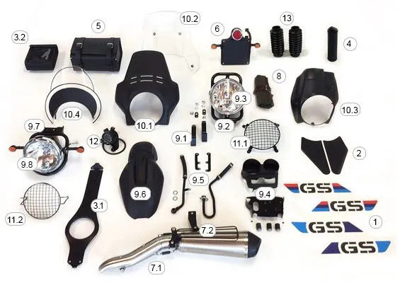 unit garage kit bmw r 1150 adv - slika 2