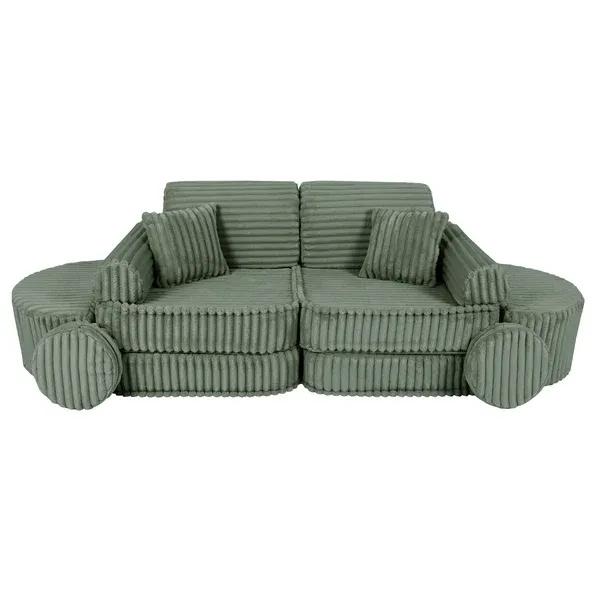 modularna sofa - maslinasto zelena - slika 3