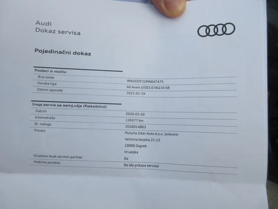 audi a6 avant 50 tdi quattro s-tronic;3x s-line; black optic; u pdv-u - slika 27
