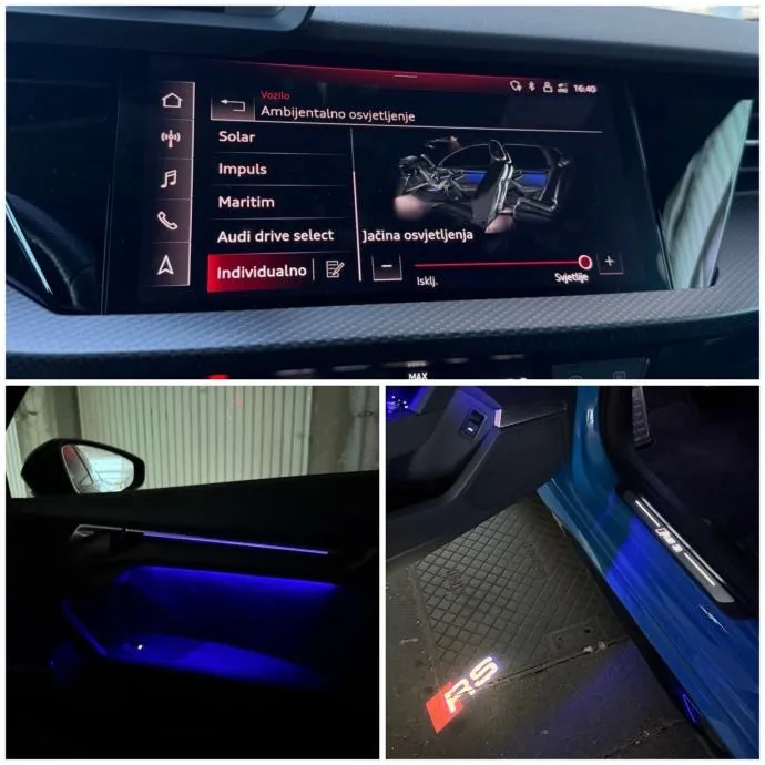 audi rs3 2.5tfsi °virtual°bang&olufsen°keyless°ambi.-light°kamera - slika 18