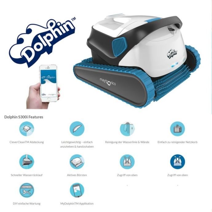 automatski robot za bazene dolphin maytronics s300i - slika 4