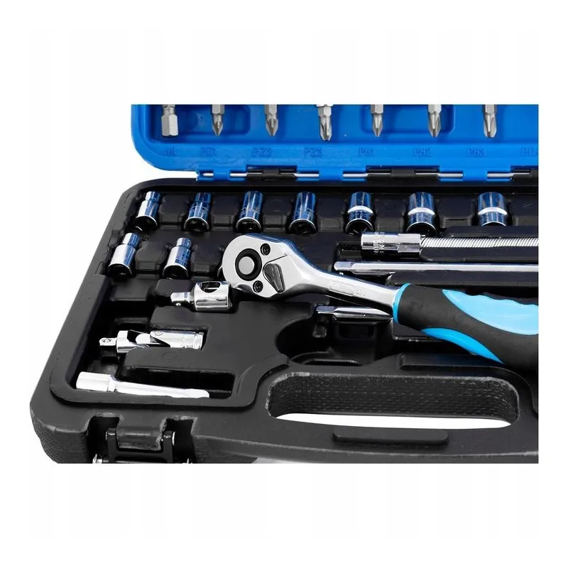 set nasadnih ključeva 1/4", 43 komada - slika 2