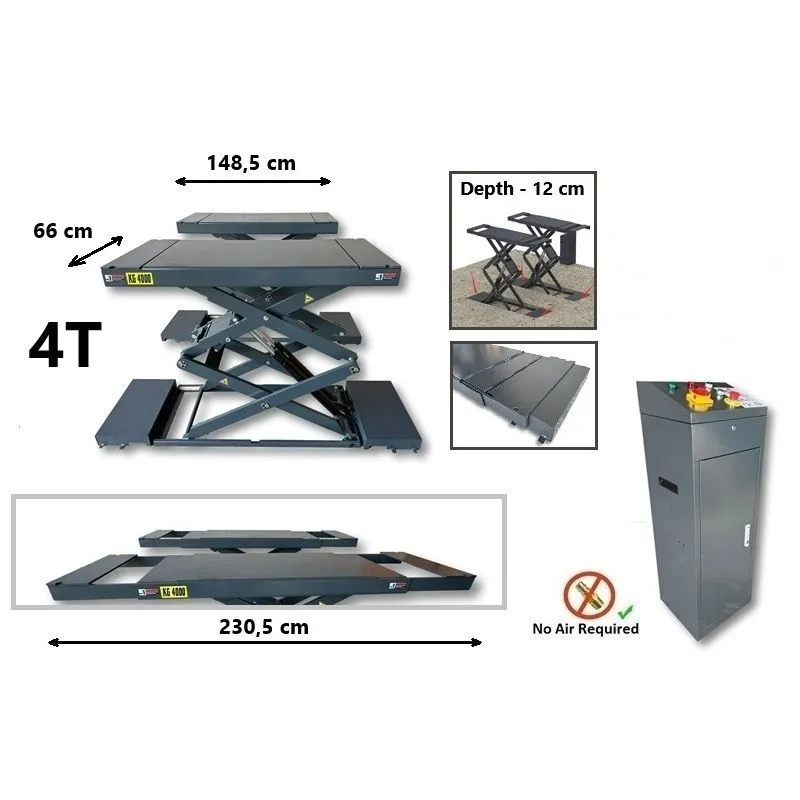 škarasta dizalica ukopna , 4t, 400v - slika 2