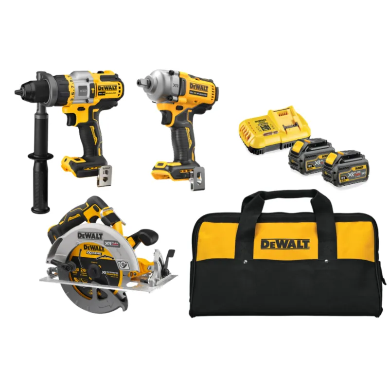 dewalt aku udarni odvijač, bušilica , kružna pila, 2x flexvolt akku , - slika 2