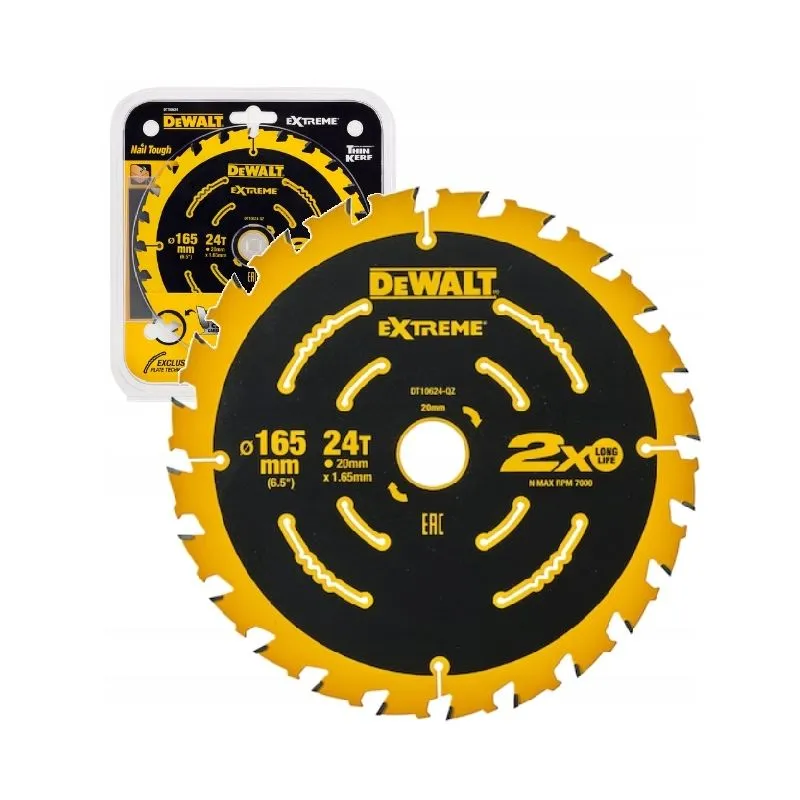 dewalt list kružne pile elite - 165mm x 20mm 24t - slika 2