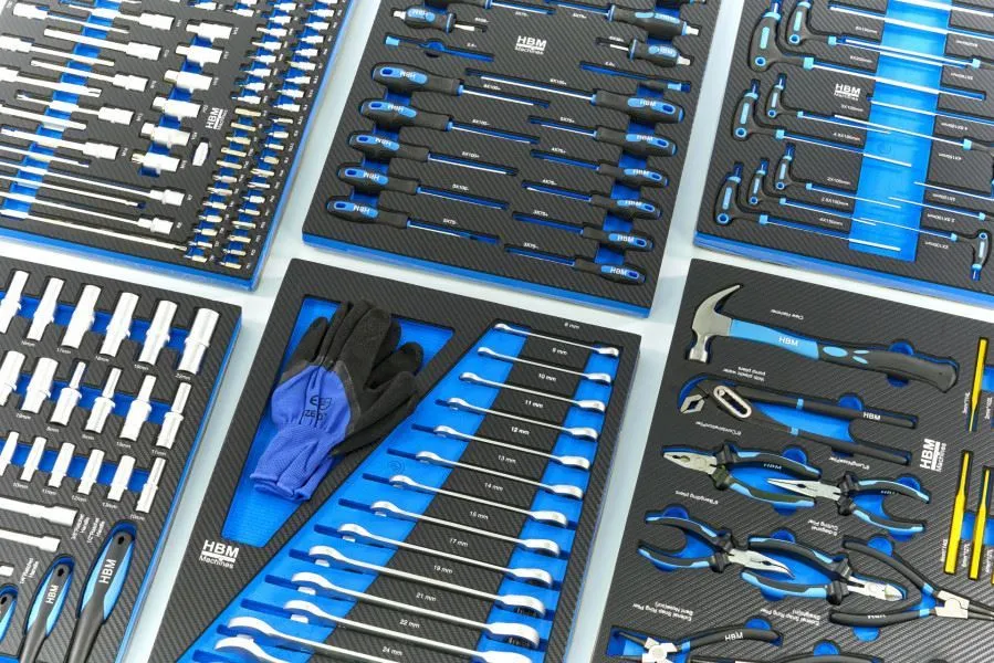 plavi set od 262 komada premium alata, 7 uložaka - slika 3