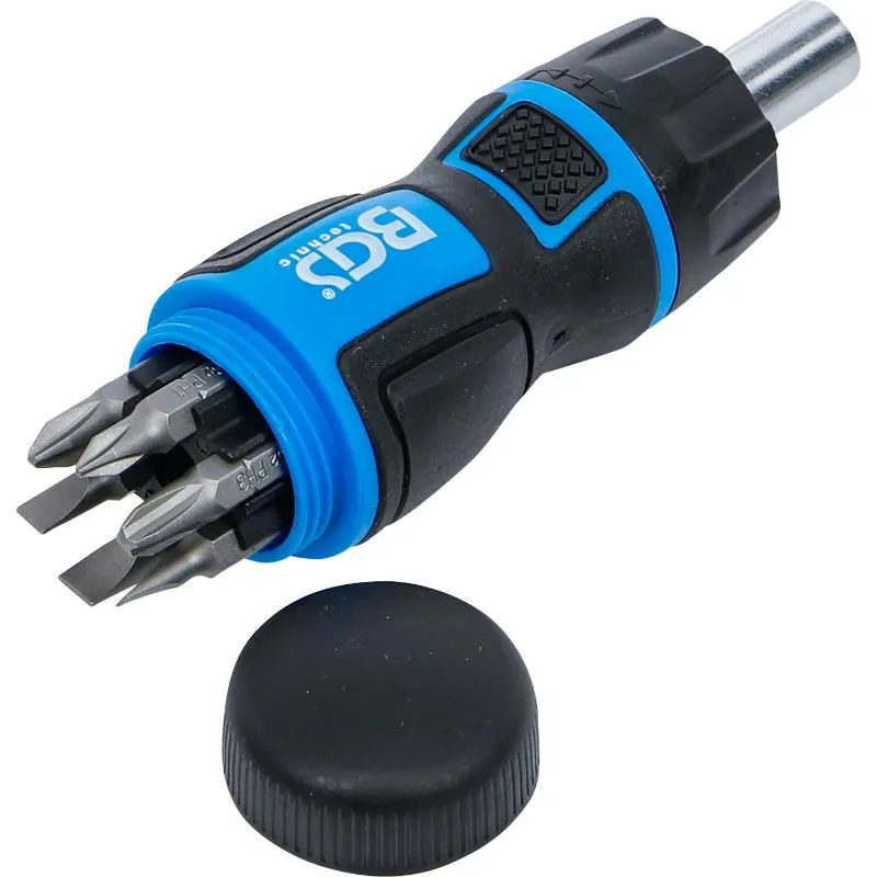 set mini bitova za odvijač s reverzibilnom čegrtaljkom 1/4" | 7 kom - slika 2