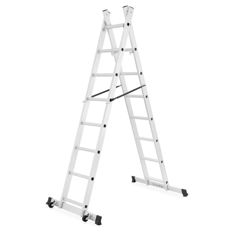 aluminijska skela- ljestve 2x8 gazišta - slika 8