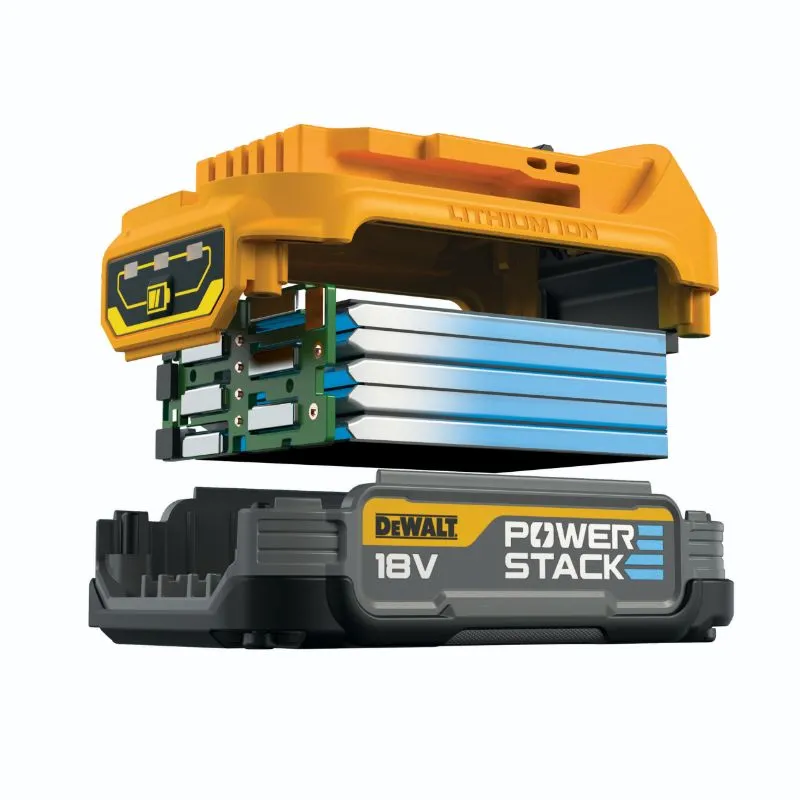 dewalt udarni odvijač 1/4",208nm 18v, 2x1,7ah powerstack - slika 4
