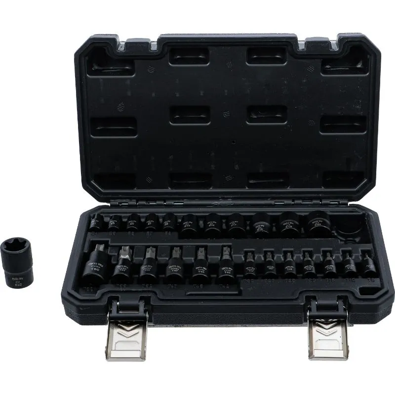 Set Torx i E-Star nasadnih ključeva 1/4" 3/8" 1/2" 25 kom - Prelog